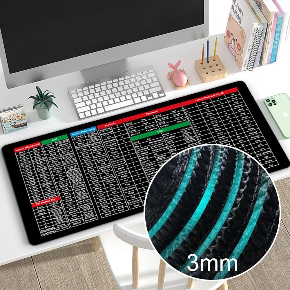 Key Super Large Anti-Slip Keyboard Pad