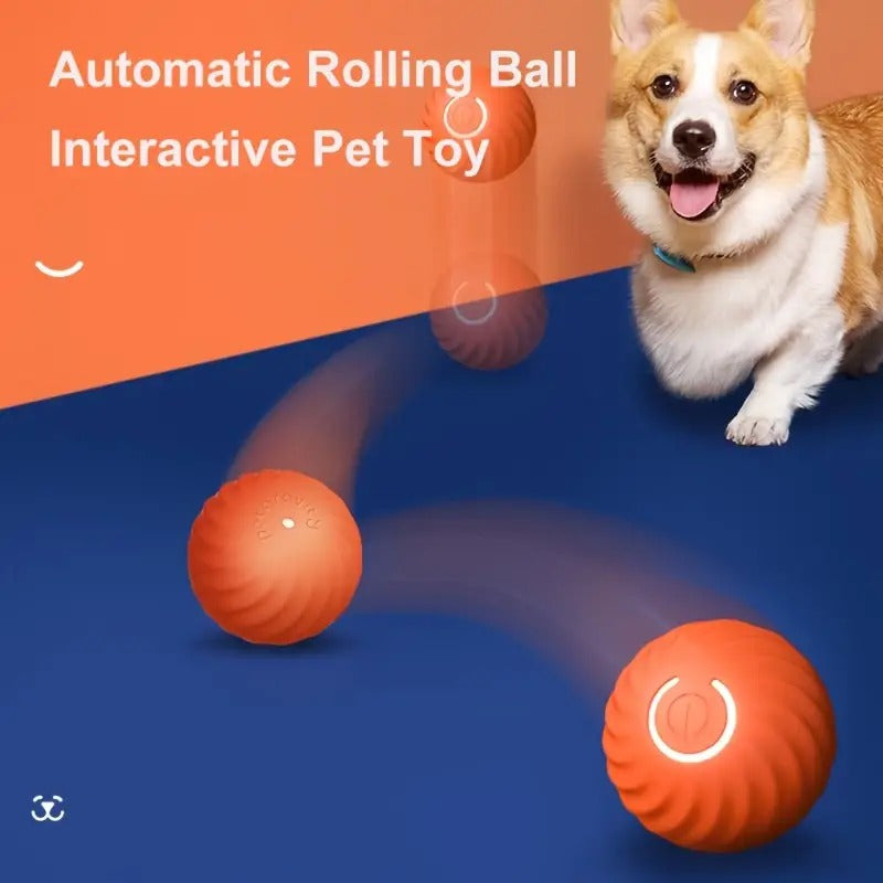 PurrRoll🐾 Automatic Smart Teasing Ball for Dogs & Cats